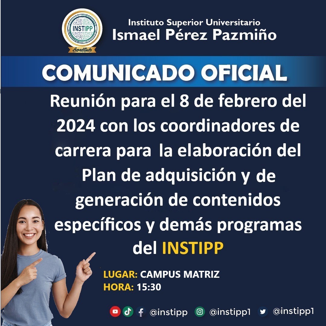 Comunicado Oficial: Reunión de Coordinadores